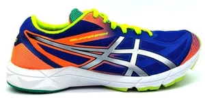 Scarpe da corsa Asics Gel-HyperSpeed 6 uomo G401N blu argento flash arancione nuove - Foto 1 di 7