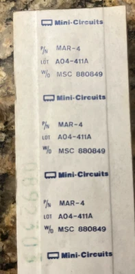 MAR-4 MINI-CIRCUITS UHF VHF TRANSISTOR GENUINE 9 Pack Fast Free Ship - Image 1 of 4