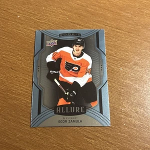 2020-21 Upper Deck Allure Blue Rookie Egor Zamula RC # 135 Pittsburgh - Imagen 1 de 2