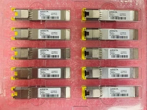 10 PIEZAS Arista SFP-1G-T RJ-45 1000BASE-T 1GbE Cobre SFP+ Transceptor XVR-00007-02 - Imagen 1 de 6