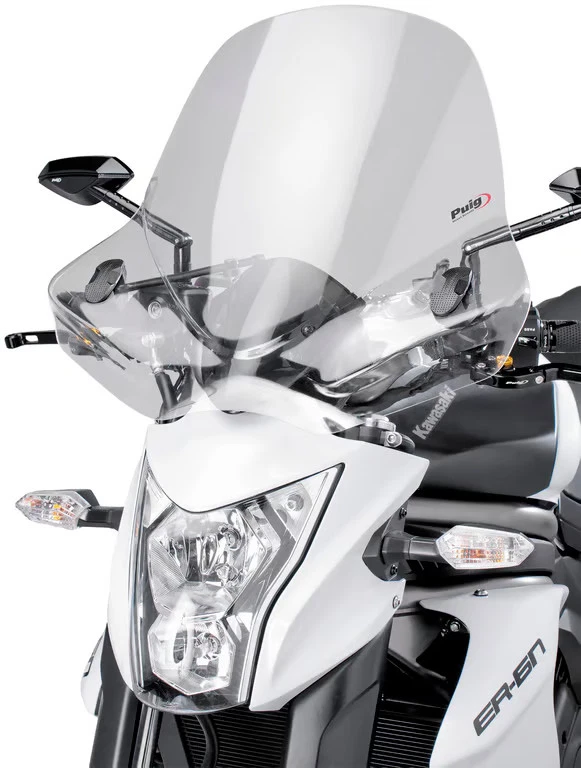 PUIG Touring Parabrisas II - Transparente Motocicleta Bicicleta de Calle Moto de Suciedad 5267W Foto 1 de 4