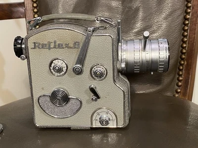 Camex Ercsam 8 Spiegelreflexkamera + Griff + Zoomobjektiv Angénieux - Bild 1 von 4