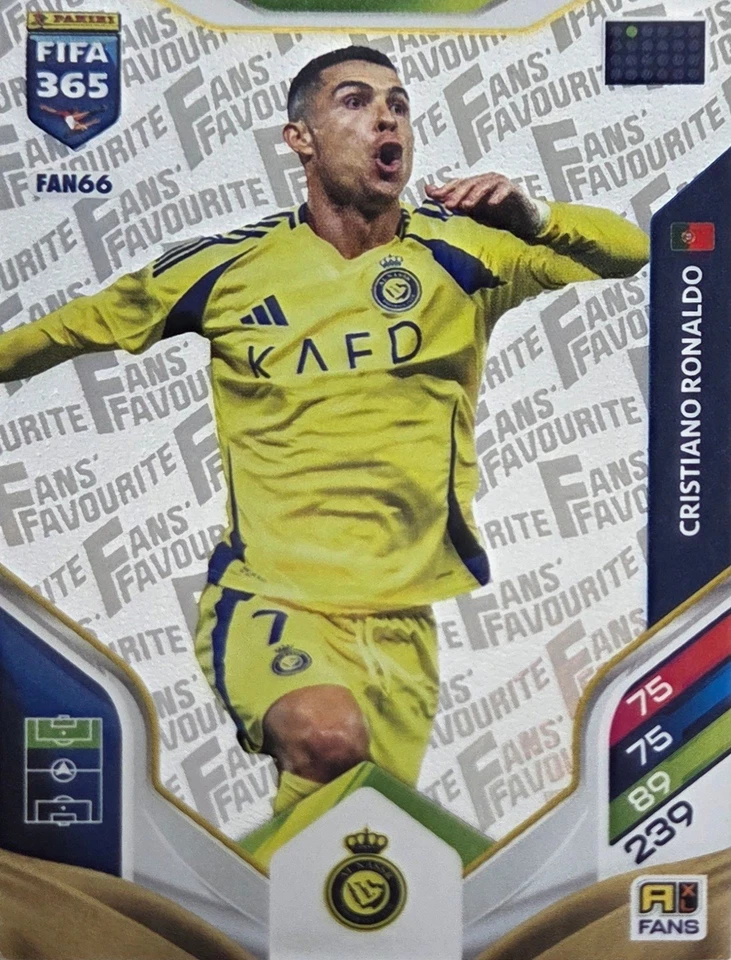 Panini Fifa 365 2026  FAN66 Cristiano Ronaldo Al Nassr Fans Favourite - Bild 1 von 1