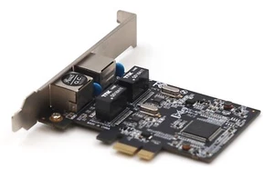 Rosewill Dual-Port Gigabit PCIe Ethernet Network Card P/N: PN408111GX2A Tested - Picture 1 of 5