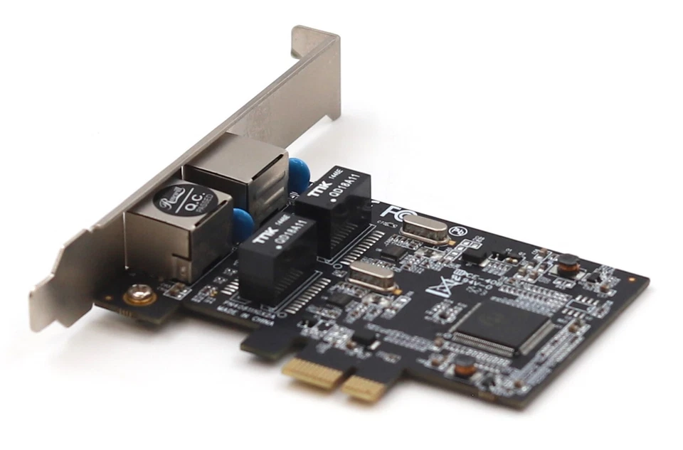 Rosewill Dual-Port Gigabit PCIe Ethernet Network Card P/N: PN408111GX2A Tested - Image 1 of 4