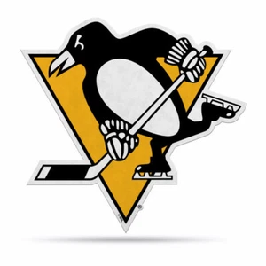 "Cueva de fanático banderín mascota troquelada con logotipo de mascota troquelada de 18" de la NHL - Imagen 1 de 1
