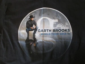 Maglietta Garth Brooks World Tour 2014 2015 concerto musica band taglia Large L - Foto 1 di 4
