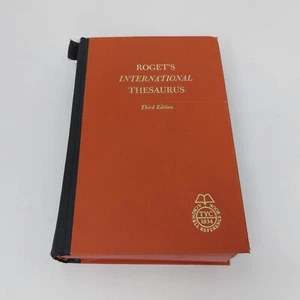 Roget's International Thesaurus: 3rd Ed. Vintage 1962 Reference Book - Imagen 1 de 11