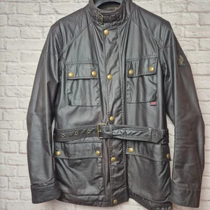 Chaqueta de cera Belstaff Roadmaster 2012 marrón oscuro mediana para hombre - Imagen 1 de 24
