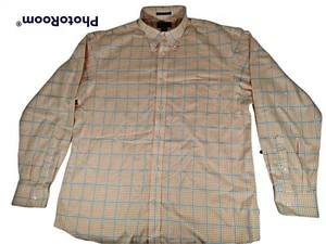 Camisa Oxford Land’s End a Cuadros Sin Hierro Original ~ Botón Abajo Manga L L 16-16 1/4 - Imagen 1 de 7
