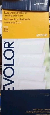 Persianas de imitación de madera blancas de 2 pulgadas LEVOLOR 19 pulgadas x 48 pulgadas Foto 1 de 4