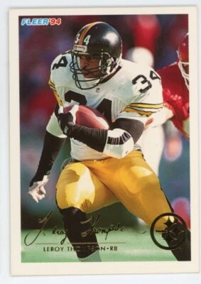 1994 Fleer Football Card #395 Leroy Thompson - Image 1 of 2