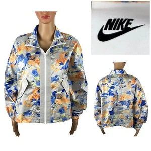 Nike Damen Woven Floral Track Zip Jacke Größe XS CZ8184 072 Windbreaker Neu mit Etikett - Bild 1 von 12