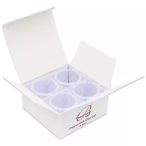 4 Pieces Beauticom Acrylic Liquid Powder Nail Art Dappen Dish Glass Crystal Cup - Picture 1 of 9