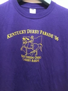2006 KENTUCKY DERBY PARADE LADIES Southern Ohio Ladies Aside T-shirt size L - Picture 1 of 4