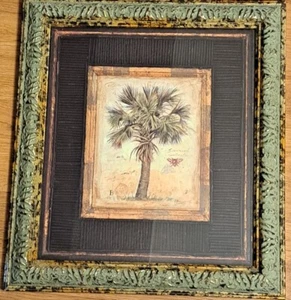 Monaco Palme Kunstwerk von Chad Barrett im Rahmen  - Bild 1 von 7