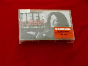 JEFF LORBER~ WORTH WAITING FOR ~ HYPE STICKER~ RARE~ SEALED COPY ~CASSETTE - Imagen 1 de 2