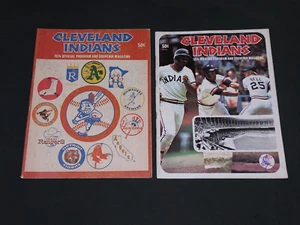 Cleveland Indians Program Magazine - 1974 - GROSSES Lot - Vintage - NIEDRIGER Preis - Bild 1 von 2
