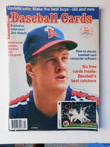 Baseballkarten Preisführer und Magazin, Oktober 1989 Jim Abbott - Bild 1 von 1