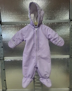 Weather Tamer - Traje de nieve vintage para niña - 6 meses - púrpura ligero - Hecho en EE. UU. - Imagen 1 de 8