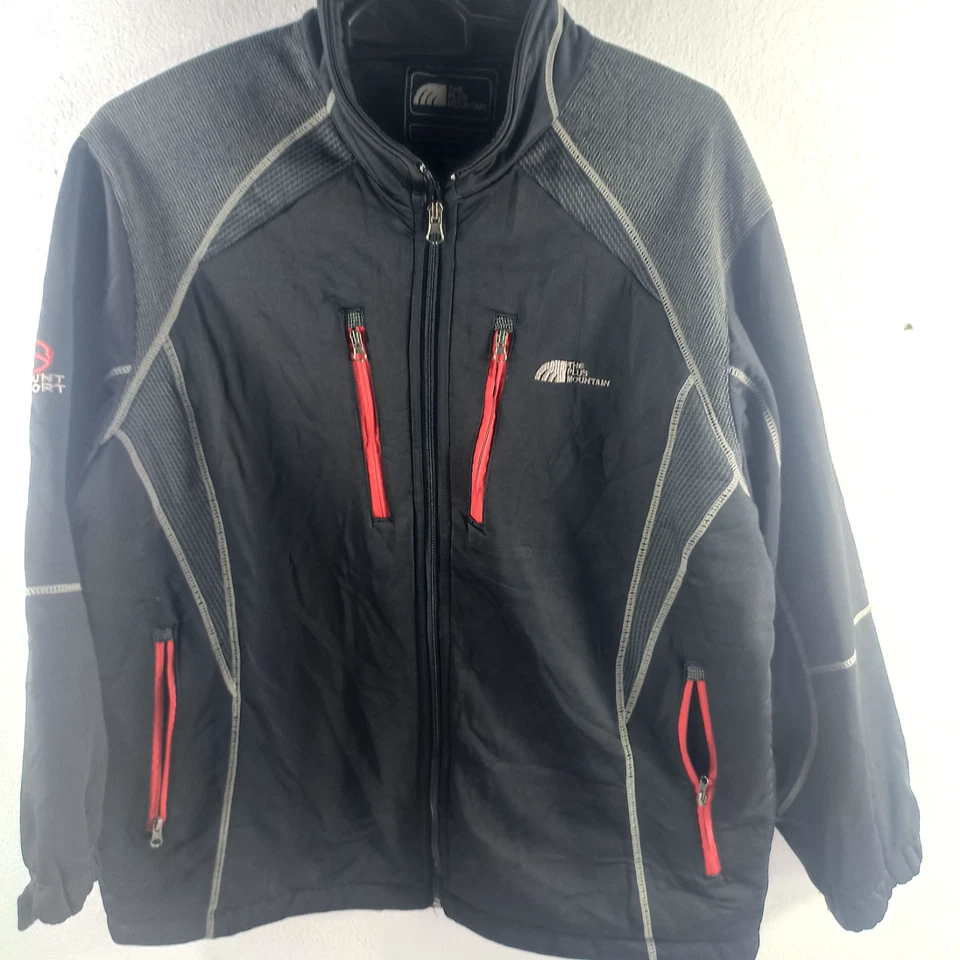 The Plus Mountain Hardwear Black Conduit Jacket SoftShell Full Zip Coat - Image 1 of 4