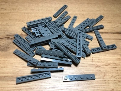 Lego 50x Plate 1x6 Plättchen Platten 3666 Dunkelgrau Dark Bluish Gray 4211056 - Bild 1 von 4