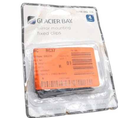 Glacier Bay Mirror Mounting Fixed Clips, 4 Ct. With Hardware for Mounting - Image 1 of 3