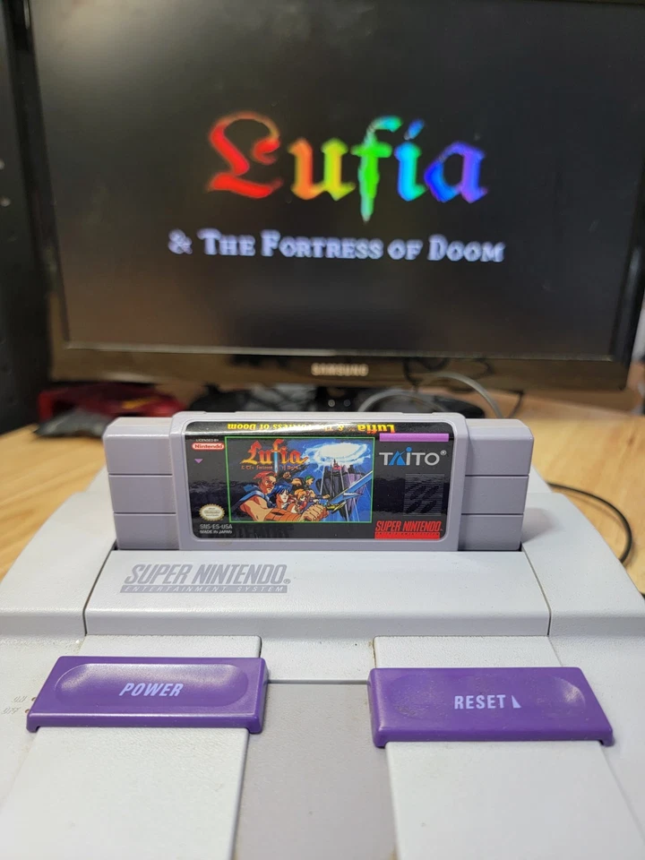 Lufia and The Fortress of Doom (Super Nintendo SNES) Cartridge Only Authentic - Image 1 of 4
