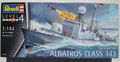 Revell 05148 ALBATROS Klasse 143 Schnellboot 1:144 Schiff Bausatz Ship Kit - Bild 1 von 4