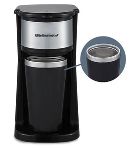EHC112 Personal Single-Serve Compact Coffee Maker Brewer Includes 14Oz. Therm... - Bild 1 von 7