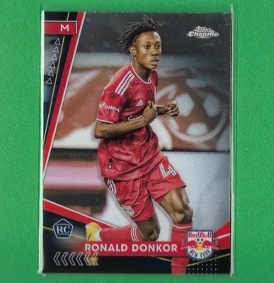 2024 Topps Chrome MLS Ronald Donkor Rookie RC, New York Red Bulls/ Ghana #142 - Image 1 of 2