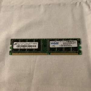 Micron 128MB PC-2100 DDR266 UDIMM CL2.5 2.5v MT8VDDT1664AG-265A1 - Picture 1 of 6