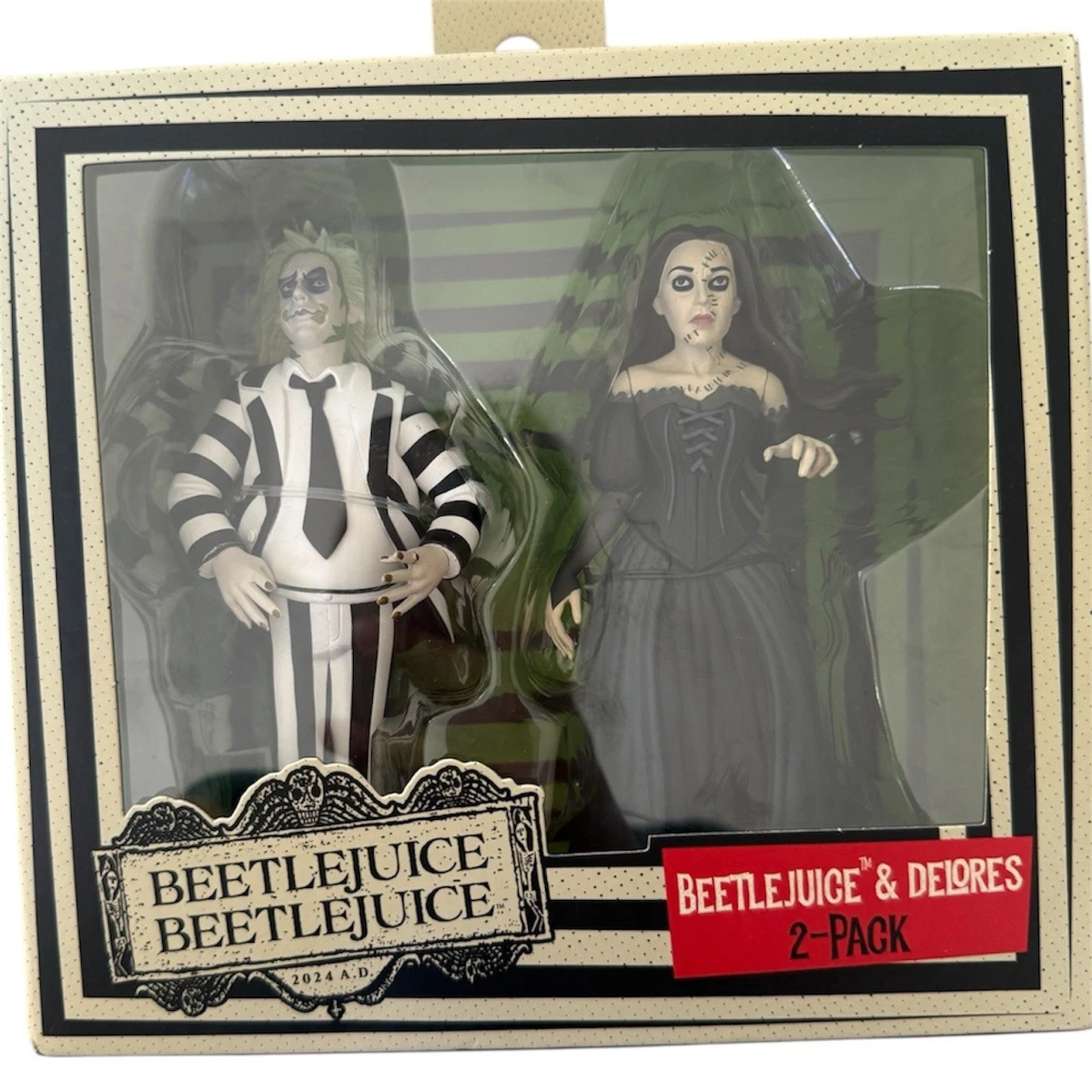 NECA Beetlejuice Action Figure - 7 Inch Scale 1988 Movie Collectible With Accessories