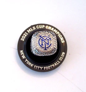 NYCFC New York City FC 2021 MLS Cup CHAMPIONS Replica Ring FOOTBALL CLUB - Picture 1 of 4