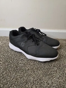 FootJoy FJ Mens 11 Golf Shoes Sneaker Black Athletic - Picture 1 of 6