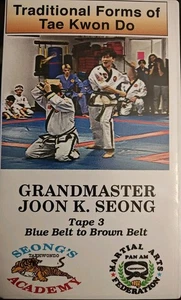 Traditional Forms Of Tae Kwon Do #3 Grandmaster Joon K. Seong Blue Belt - Brown - Picture 1 of 3