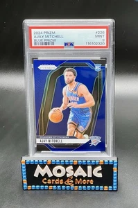 2024 Panini Prizm Ajay Mitchell Rookie Blue Prizm SP /199 PSA 9 MINT RC Thunder - Picture 1 of 2