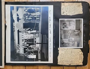 1940s Mark Twain Masquers Theater Group Photo Album Hartford CT Vintage Plays - Picture 1 of 16