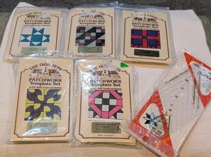 Lote De Colección 5 Juegos de Plantillas de Edredón de Retazos Los Patrones Surtidos de Quiltery  - Imagen 1 de 14
