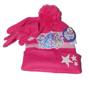 My Little Pony Hat And Gloves Set New Girls Child Pink - Picture 1 of 2