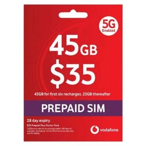 Vodafone $35 Starter Pack SIM Card - Picture 1 of 1