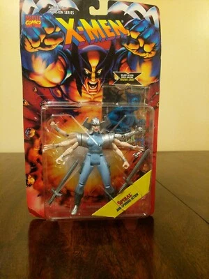 X-Men Invasion Series figura espiral coisa Wolverine cartão MOC 1995 Legends Marvel - Imagem 1 de 4