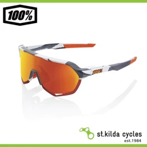 100% S2 Bike Eyewear - Soft Tact Grey Camo - Hiper Red Mirror - Picture 1 of 1