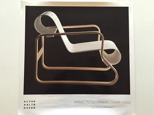 50x50cm / Póster / ALVAR AALTO / PAIMIO-TUOLI / SILLA PAIMIO (1932) / ARTEK - Imagen 1 de 2