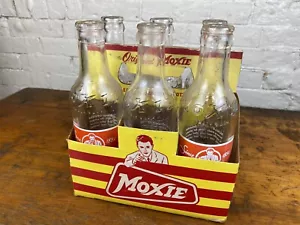C.1957 Moxie 6er-Pack ~ 3 Seal Rock Saco, ME & 3 Metropolitan Needham Heights, MA - Bild 1 von 15