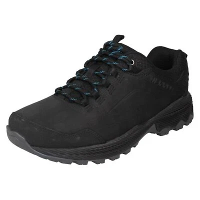 Hombre Merrell 'Forestbound' J77285 Negro Nubuck con Cordones Zapatillas - Imagen 1 de 4