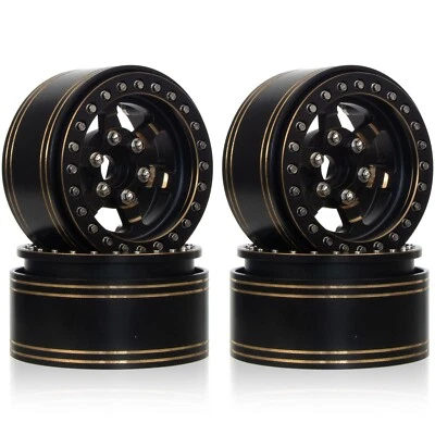 Aro de roda Beadlock pesado de latão 1,9 para rastreador de controle remoto axial SCX10 III TRX6 TRX4 1/10 - Imagem 1 de 4