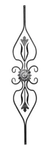 Schmiedeeisen Ornament Eisen 800x180mm Gitter für Geländer Zaun Tor 13.058 - Bild 1 von 2