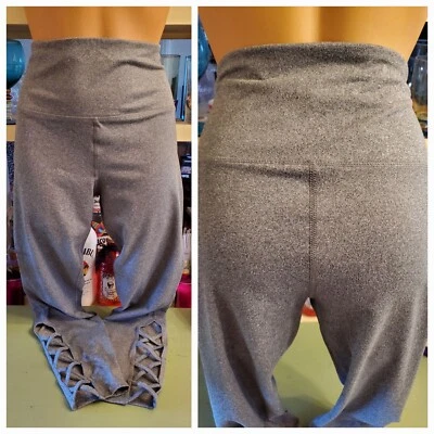 SO Kohls Leggings al Tobillo con Tiras Juniors L Gris Elastizado Nuevo sin Etiquetas Perfecto Estado  Foto 1 de 4