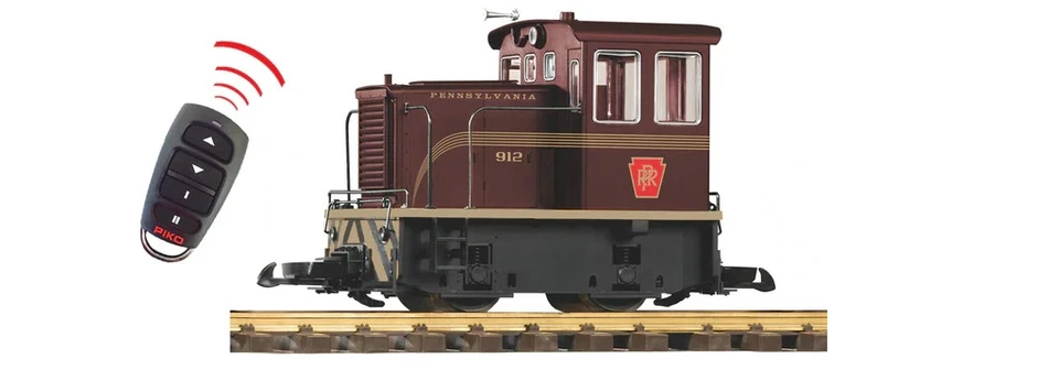 Piko G Scale 38510 PRR 25-Ton Diesel Locomotive, Battery-Powered R/C, w/Sound - Image 1 of 1